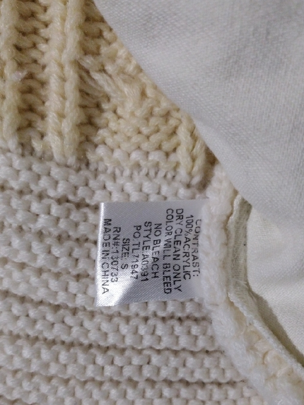 Umgee Cream & Beige Knit Fringe Jacket - Picture 5 of 7